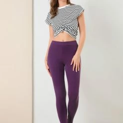 Allegra K Women's Leggings Solid Color Elastic Waistband Stirrup Pants 70 Allegra K Women's Leggings Solid Color Elastic Waistband Stirrup Pants