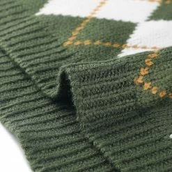 Allegra K Women's Plaid Check Knit Argyle Sweater Sleeveless Vest 33 Allegra K Women's Plaid Check Knit Argyle Sweater Sleeveless Vest