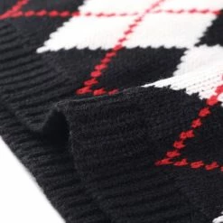 Allegra K Women's Plaid Check Knit Argyle Sweater Sleeveless Vest 39 Allegra K Women's Plaid Check Knit Argyle Sweater Sleeveless Vest