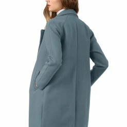 Allegra K Double Breasted Notched Lapel Coat With Raglan Sleeves 164 Allegra K Double Breasted Notched Lapel Coat With Raglan Sleeves