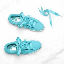 Allegra K 2 Pairs Womens Flat Ribbon Women Shoelaces Sneakers Canvas Shoestrings 95 Allegra K 2 Pairs Womens Flat Ribbon Women Shoelaces Sneakers Canvas Shoestrings