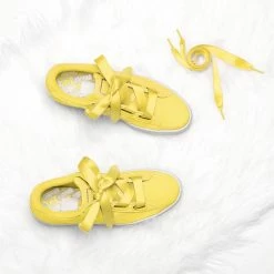 Allegra K 2 Pairs Womens Flat Ribbon Women Shoelaces Sneakers Canvas Shoestrings 86 Allegra K 2 Pairs Womens Flat Ribbon Women Shoelaces Sneakers Canvas Shoestrings