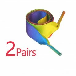 Allegra K Womens Flat Ribbon Shoelaces Colorful Sneakers Canvas Shoestrings Accessories 24 Allegra K Womens Flat Ribbon Shoelaces Colorful Sneakers Canvas Shoestrings Accessories