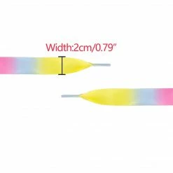 Allegra K Womens Flat Ribbon Shoelaces Colorful Sneakers Canvas Shoestrings Accessories 20 Allegra K Womens Flat Ribbon Shoelaces Colorful Sneakers Canvas Shoestrings Accessories