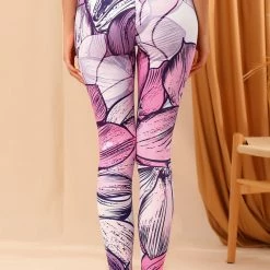 Allegra K Women's Floral Legging High Waist Yoga Pants Workout Leggings 14 Allegra K Women's Floral Legging High Waist Yoga Pants Workout Leggings