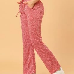 Allegra K Women's Yoga Lounge Pants Drawstring Elastic Waist Wide Leg Sweatpants With Pockets 37 Allegra K Women's Yoga Lounge Pants Drawstring Elastic Waist Wide Leg Sweatpants With Pockets