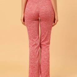 Allegra K Women's Yoga Lounge Pants Drawstring Elastic Waist Wide Leg Sweatpants With Pockets 38 Allegra K Women's Yoga Lounge Pants Drawstring Elastic Waist Wide Leg Sweatpants With Pockets