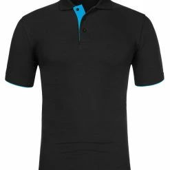 Allegra K Tops Men Summer Golf Shirt Contrast Color Short Sleeves Regular Fit Polo 100 Allegra K Tops Men Summer Golf Shirt Contrast Color Short Sleeves Regular Fit Polo