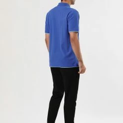 Allegra K Tops Men Summer Golf Shirt Contrast Color Short Sleeves Regular Fit Polo 92 Allegra K Tops Men Summer Golf Shirt Contrast Color Short Sleeves Regular Fit Polo