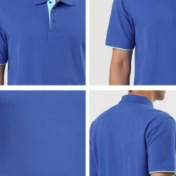 Allegra K Tops Men Summer Golf Shirt Contrast Color Short Sleeves Regular Fit Polo 93 Allegra K Tops Men Summer Golf Shirt Contrast Color Short Sleeves Regular Fit Polo