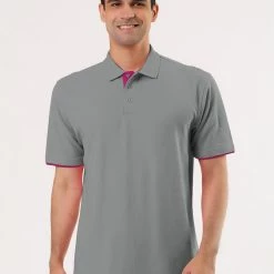 Allegra K Tops Men Summer Golf Shirt Contrast Color Short Sleeves Regular Fit Polo 84 Allegra K Tops Men Summer Golf Shirt Contrast Color Short Sleeves Regular Fit Polo