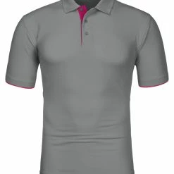 Allegra K Tops Men Summer Golf Shirt Contrast Color Short Sleeves Regular Fit Polo 82 Allegra K Tops Men Summer Golf Shirt Contrast Color Short Sleeves Regular Fit Polo