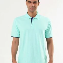 Allegra K Tops Men Summer Golf Shirt Contrast Color Short Sleeves Regular Fit Polo 72 Allegra K Tops Men Summer Golf Shirt Contrast Color Short Sleeves Regular Fit Polo