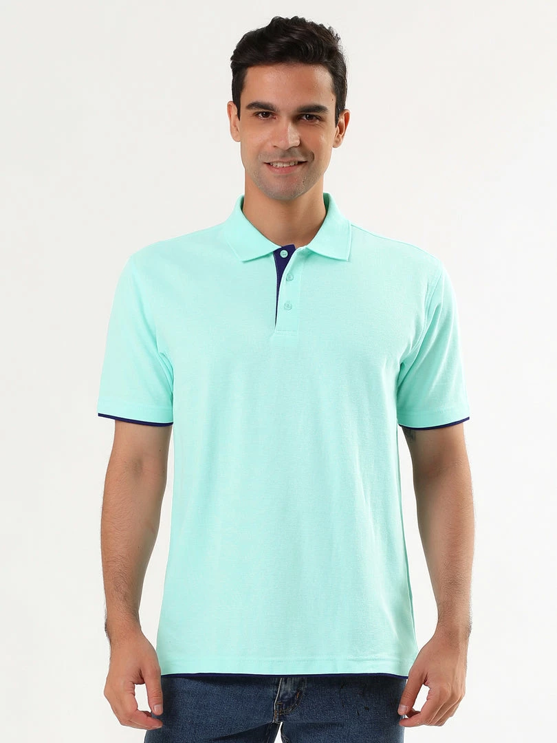 Allegra K Tops Men Summer Golf Shirt Contrast Color Short Sleeves Regular Fit Polo 12 Allegra K Tops Men Summer Golf Shirt Contrast Color Short Sleeves Regular Fit Polo