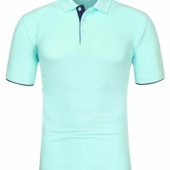 Allegra K Tops Men Summer Golf Shirt Contrast Color Short Sleeves Regular Fit Polo 70 Allegra K Tops Men Summer Golf Shirt Contrast Color Short Sleeves Regular Fit Polo