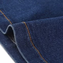 Allegra K Women's Classic Adjustable Strap A-Line Suspender Overall Denim Dress