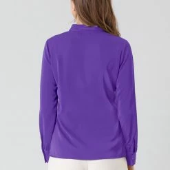 Allegra K Women's Elegant Work Office Blouse Long Sleeve Pleated Tie Neck Top Shirt 74 Allegra K Women's Elegant Work Office Blouse Long Sleeve Pleated Tie Neck Top Shirt