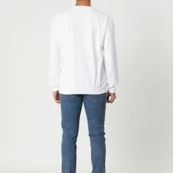 Allegra K Men's Casual Basic Regular Fit Long Sleeve Solid Color Round Neck Pullover Sweatshirt