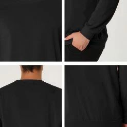 Allegra K Men's Casual Basic Regular Fit Long Sleeve Solid Color Round Neck Pullover Sweatshirt