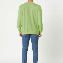 Allegra K Men's Casual Basic Regular Fit Long Sleeve Solid Color Round Neck Pullover Sweatshirt