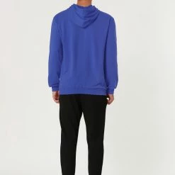 Allegra K Men's Hoodie Sweatshirt Long Sleeves Soild Drawstring Pullover With Pocket Coats & Outerwear