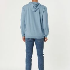 Allegra K Men's Hoodie Sweatshirt Long Sleeves Soild Drawstring Pullover With Pocket Coats & Outerwear