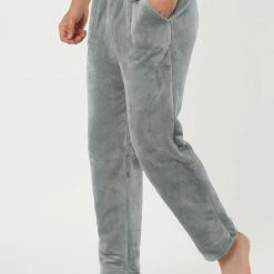 Allegra K Men's Winter Fuzzy Pajama Pants Drawstring Nightwear Home Lounge Pants 35 Allegra K Men's Winter Fuzzy Pajama Pants Drawstring Nightwear Home Lounge Pants