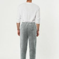 Allegra K Men's Winter Fuzzy Pajama Pants Drawstring Nightwear Home Lounge Pants 38 Allegra K Men's Winter Fuzzy Pajama Pants Drawstring Nightwear Home Lounge Pants