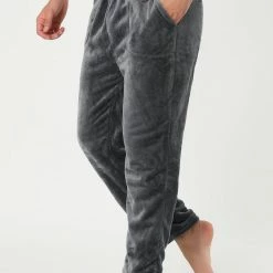 Allegra K Men's Winter Fuzzy Pajama Pants Drawstring Nightwear Home Lounge Pants 29 Allegra K Men's Winter Fuzzy Pajama Pants Drawstring Nightwear Home Lounge Pants