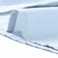 Allegra K Women's Tie Neck Short Sleeve Shirt Puff Sleeve Button Front Lace Inset Stand Collar Blouse