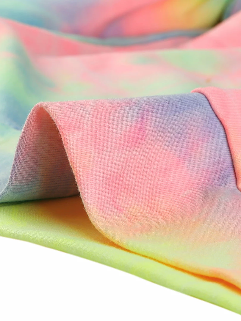 Allegra K Women's Tie Dye Zip Up Hooded Sweatshirt With Pockets 9 Allegra K Women's Tie Dye Zip Up Hooded Sweatshirt With Pockets