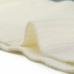 Allegra K Women's Casual Contrast Sweater Long Sleeve Round Neck Loose Knit Pullover Top