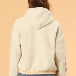 Allegra K Women Lambs Wool Hoodie Fall Winter Hooded Sweatshirt 20 Allegra K Women Lambs Wool Hoodie Fall Winter Hooded Sweatshirt