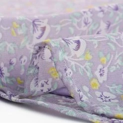 Allegra K Women's Floral Printed Ruffles Cap Sleeve Chiffon Blouse Top