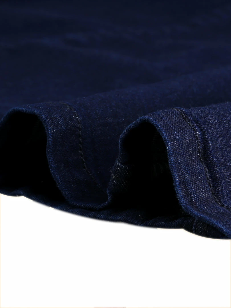 Allegra K Women's Denim Button Down Collar V-Neck Roll Up Sleeve Shirt Dress 22 Allegra K Women's Denim Button Down Collar V-Neck Roll Up Sleeve Shirt Dress