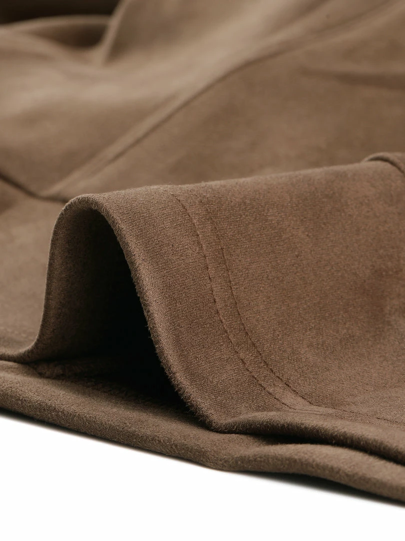 Allegra K Women's Faux Suede Jacket Open Front Lapel Draped Outwear Cardigan 9 Allegra K Women's Faux Suede Jacket Open Front Lapel Draped Outwear Cardigan