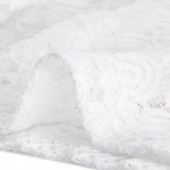 Allegra K Women's Ruffle Neck Keyhole Back Sleeveless Floral Lace Peplum Top