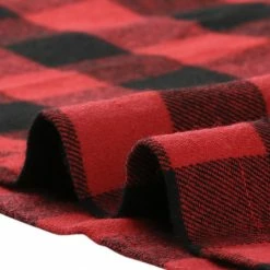 Allegra K Women's Contrast Peter Pan Collar Long Sleeve Check Shift Dress