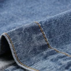 Allegra K Women's Ripped Distressed Cropped Denim Jean Jacket