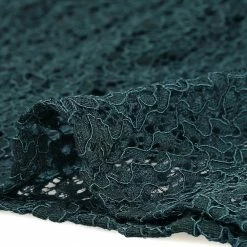 Allegra K Women's Lace Top Floral Semi Sheer Long Sleeve Button Down Office Business Blouse