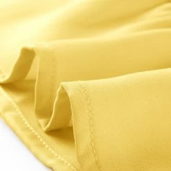 Allegra K Women's V Neck Short Sleeve Ruffle Hem Babydoll Dress