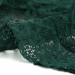 Allegra K Women's Crop Cardigan Scalloped Hem Floral Lace Sheer Shrug Top