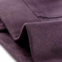 Allegra K Faux Suede Short Jacket With Revere Collar Clothing