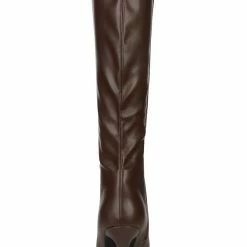 Allegra K Shoes Women's Pointed Toe Side Zipper Stiletto Heel Knee High Boots 31 Allegra K Shoes Women's Pointed Toe Side Zipper Stiletto Heel Knee High Boots