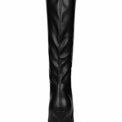 Allegra K Shoes Women's Pointed Toe Side Zipper Stiletto Heel Knee High Boots 25 Allegra K Shoes Women's Pointed Toe Side Zipper Stiletto Heel Knee High Boots