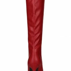 Allegra K Shoes Women's Pointed Toe Side Zipper Stiletto Heel Knee High Boots 37 Allegra K Shoes Women's Pointed Toe Side Zipper Stiletto Heel Knee High Boots