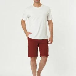 Allegra K Men's Summer Slim Fit Shorts Flat Front Walk Chino Shorts Pants