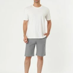 Allegra K Men's Summer Slim Fit Shorts Flat Front Walk Chino Shorts Pants