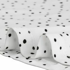 Allegra K Women's Midi Polka Dots V-Neck Tie Waist Dress