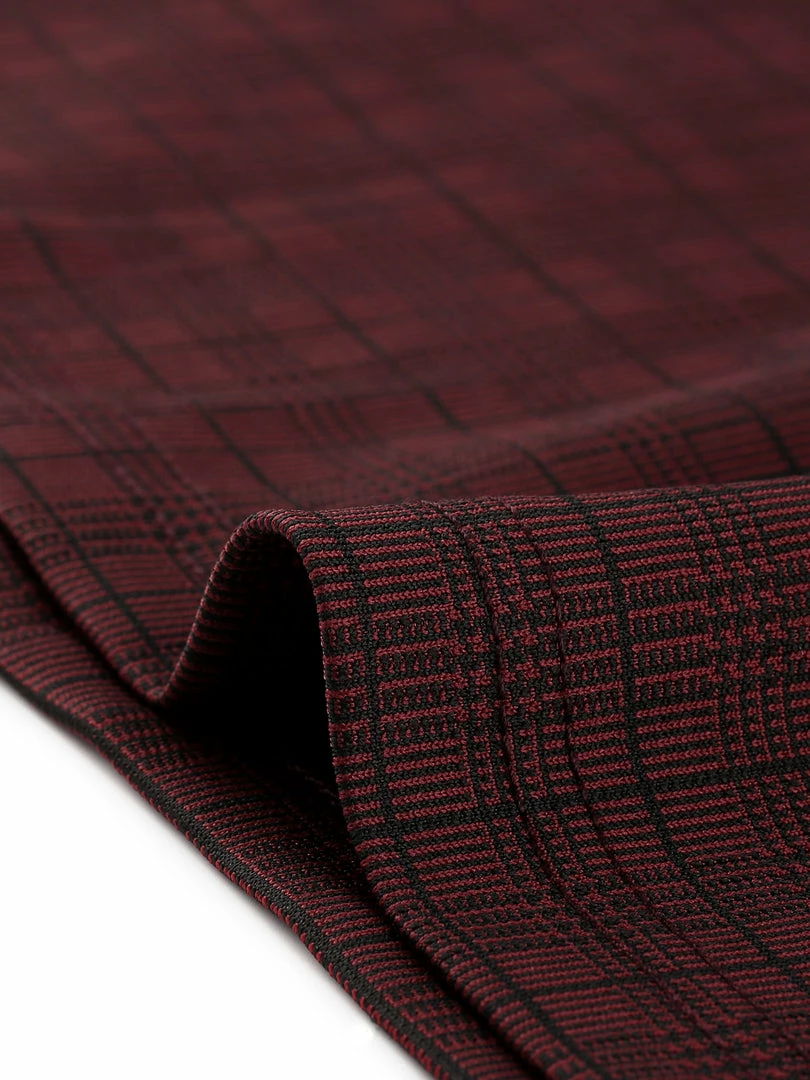 Women Allegra K Houndstooth Plaid Square Neck Long Sleeve Dress 39 Women Allegra K Houndstooth Plaid Square Neck Long Sleeve Dress